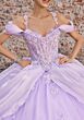 Mori Lee 89565 Corset Top Applique Strap Quince Dress