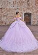 Mori Lee 89565 Corset Top Applique Strap Quince Dress