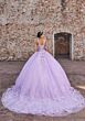Mori Lee 89565 Corset Top Applique Strap Quince Dress