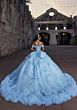 Mori Lee 89566 Sheer Corset Vestido Quincea Anos