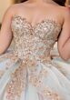 Mori Lee 4080041 Celeste Sweetheart Neck Tulle Back Bow Quince Dress