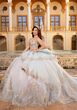 Mori Lee 4080041 Celeste Sweetheart Neck Tulle Back Bow Quince Dress