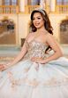 Mori Lee 4080041 Celeste Sweetheart Neck Tulle Back Bow Quince Dress