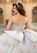 Mori Lee 4080041 Celeste Sweetheart Neck Tulle Back Bow Quince Dress