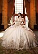 Mori Lee 4080042 Celina Sweetheart Neck Creamgold Quince Dress