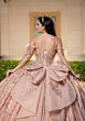 Mori Lee 4080043 Clara Sheer Side Beaded Bodice Tulle Quince Gown