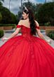 Mori Lee 4080046 Celia Basque Waist Glitter Tulle Quinceanera Dress