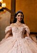 Mori Lee 4080050 Coralia Corset Bodice Beaded Tulle XV AÒos Dress