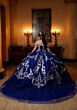 Mori Lee 4080051 Cassia Beaded Satin Top Back Bow Quinceanera Gown