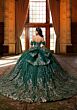 Mori Lee 4080053 Cynthia Tulle Draped Sleeve Back Bow Sweet 16 Dress