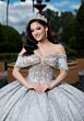 Mori Lee 4080055 Chelsee Beaded Bodice Glitter Tulle Sweet 16 Gown