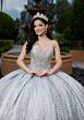 Mori Lee 4080055 Chelsee Beaded Bodice Glitter Tulle Sweet 16 Gown