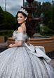 Mori Lee 4080055 Chelsee Beaded Bodice Glitter Tulle Sweet 16 Gown