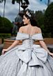 Mori Lee 4080055 Chelsee Beaded Bodice Glitter Tulle Sweet 16 Gown