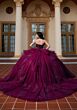 Mori Lee 4080056 Carlotta Tulle Ruffle Peplum Sweet 16 Gown
