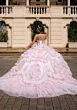 Mori Lee 4080058 Colette Ruffle Tulle Skirt Corset Vestido XV