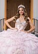 Mori Lee 4080058 Colette Ruffle Tulle Skirt Corset Vestido XV