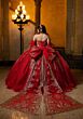 Mori Lee 4080059 Camilla Sheer Side Gauntlet Sleeve Tulle Vestido XV