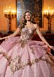 Mori Lee 4080062 Chloe Tulle Topper Corset Bodice Quince AÒos Dress