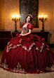 Mori Lee 4080062 Chloe Tulle Topper Corset Bodice Quince AÒos Dress