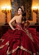 Mori Lee 4080062 Chloe Tulle Topper Corset Bodice Quince AÒos Dress