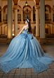 Mori Lee 4080063 Crista Sheer Corset Bodice Green Quince AÒos Dress