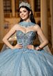 Mori Lee 4080063 Crista Sheer Corset Bodice Green Quince AÒos Dress