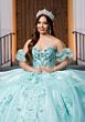 Mori Lee 4080064 Cristina Beaded Organza Ruffle Skirt XV AÒos Dress