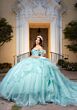 Mori Lee 4080064 Cristina Beaded Organza Ruffle Skirt XV AÒos Dress
