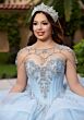 Mori Lee 4080065 Corine Strapless Beaded Bodice Tulle XV AÒos Dress