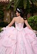 Mori Lee 4080065 Corine Strapless Beaded Bodice Tulle XV AÒos Dress