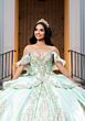 Mori Lee 4080067 Cyra Satin Sweetheart Neck Back Bow XV AÒos Dress