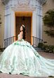 Mori Lee 4080067 Cyra Satin Sweetheart Neck Back Bow XV AÒos Dress