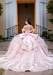 Mori Lee 4080067 Cyra Satin Sweetheart Neck Back Bow XV AÒos Dress