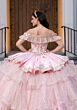 Mori Lee 4080067 Cyra Satin Sweetheart Neck Back Bow XV AÒos Dress