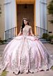 Mori Lee 4080067 Cyra Satin Sweetheart Neck Back Bow XV AÒos Dress