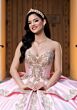 Mori Lee 4080067 Cyra Satin Sweetheart Neck Back Bow XV AÒos Dress
