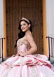 Mori Lee 4080067 Cyra Satin Sweetheart Neck Back Bow XV AÒos Dress