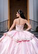 Mori Lee 4080067 Cyra Satin Sweetheart Neck Back Bow XV AÒos Dress
