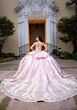 Mori Lee 4080067 Cyra Satin Sweetheart Neck Back Bow XV AÒos Dress