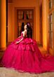 Mori Lee 4080068 Clarissa Flutter Sleeve Organza XV AÒos Dress
