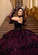 Mori Lee 4080071 Cressida Tiered Tulle Skirt Corset Top XV AÒos Dress