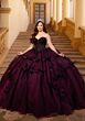 Mori Lee 4080071 Cressida Tiered Tulle Skirt Corset Top XV AÒos Dress