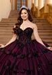 Mori Lee 4080071 Cressida Tiered Tulle Skirt Corset Top XV AÒos Dress