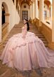 Mori Lee 4080071 Cressida Tiered Tulle Skirt Corset Top XV AÒos Dress