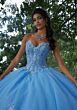 Mori Lee 89443 Removable Puff Sleeve Quinceanera Dress