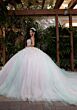 Mori Lee 4080001 Blake Sheer Bodice Floral Applique Quince Dress