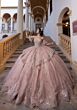 Mori Lee 4080002 Brianna Basque Waist Sweetheart Neck Quince Dress