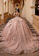 Mori Lee 4080002 Brianna Basque Waist Sweetheart Neck Quince Dress