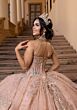 Mori Lee 4080002 Brianna Basque Waist Sweetheart Neck Quince Dress